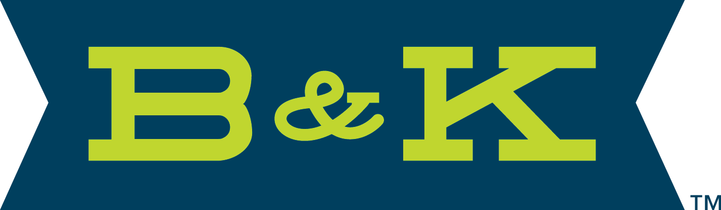B & K INDUSTRIES logo